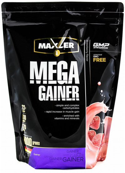 Гейнер со вкусом клубники «Mega Gainer»