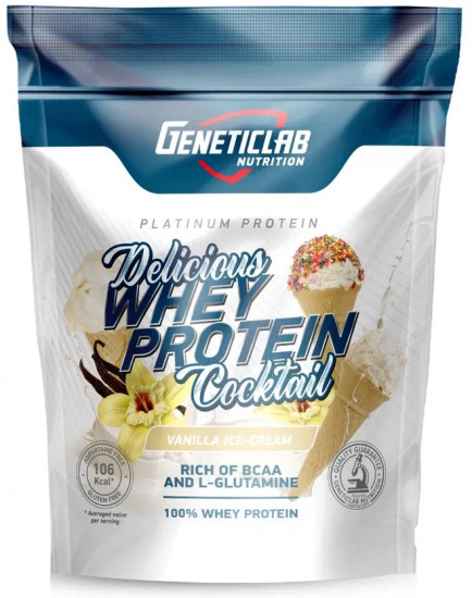 Протеин сывороточный со вкусом ванили Delicious Whey Protein Coctail «Vanilla Ice-cream»