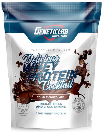 Протеин сывороточный со вкусом шоколада Delicious Whey Protein Coctail «Double Chocolate»