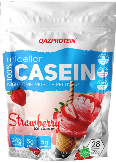 Протеин казеиновый со вкусом клубничного мороженого «100% Micellar Casein»