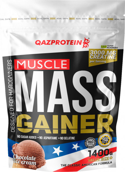 Гейнер со вкусом шоколадного мороженого «Muscle Mass Gainer»