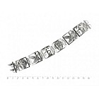 Браслет «Карнак» (покрытие - черненое серебро)