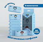 Набор влажных гигиенических мини-салфеток «Flovell care»