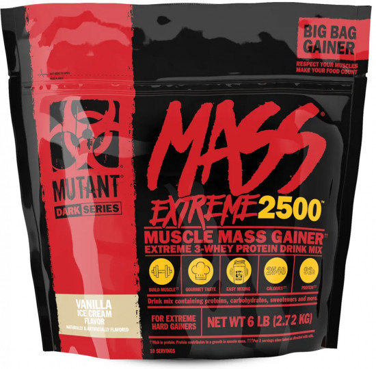 Гейнер со вкусом ванильного мороженого «Mass XXXtreme 2500. Vanilla Ice Cream»