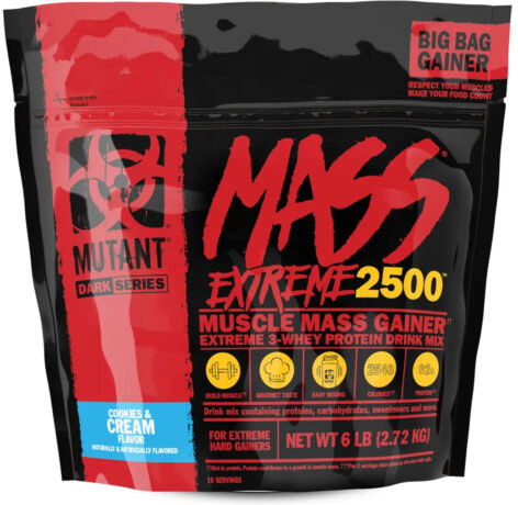 Гейнер со вкусом печенья со сливками «Mass XXXtreme 2500. Cookies & Cream»