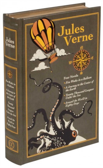 Jules Verne. Four Novels. Leather-bound Classics