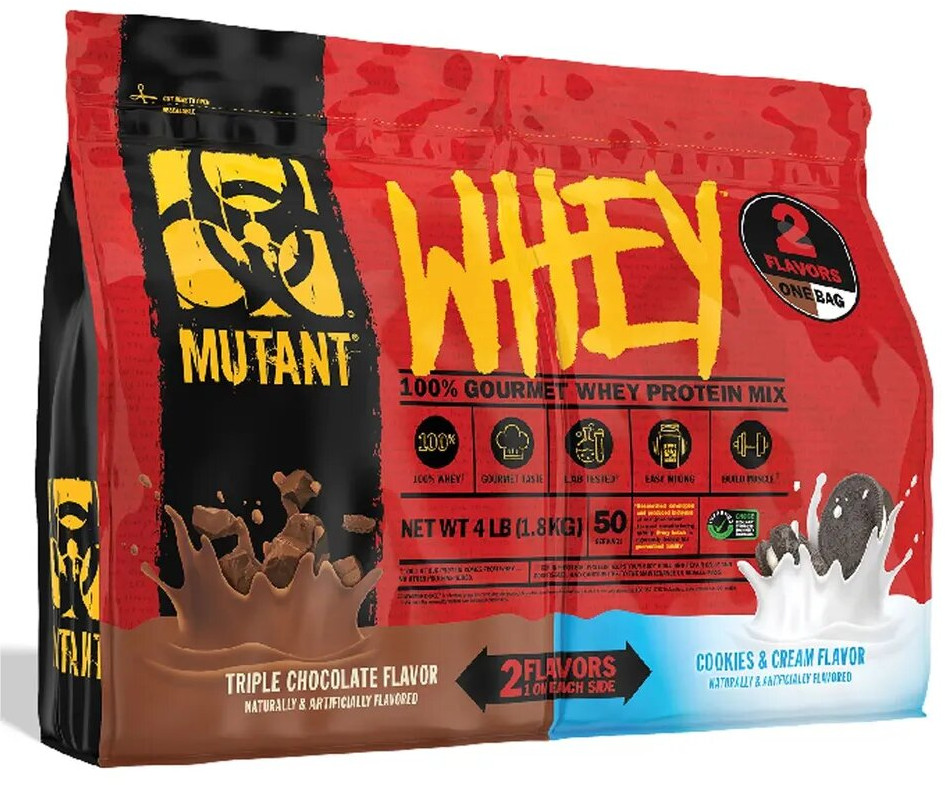 Протеин со вкусом тройного шоколада и печенья с кремом «Whey Protein. Triple Chocolate and Cookies and Cream» | Mutant