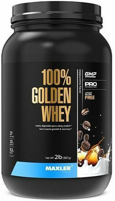 Протеин со вкусом капучино «100% Golden Whey» | Maxler