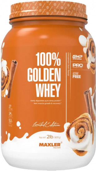 Протеин со вкусом булочки с корицей «100% Golden Whey»