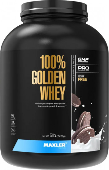 Протеин со вкусом печенья со сливками «100% Golden Whey»