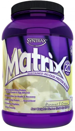 Протеин со вкусом банана со сливками «Matrix 2.0. Bananas & Cream»