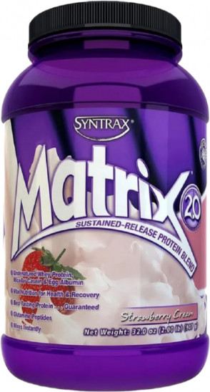 Протеин со вкусом клубничного крема «Matrix 2.0. Strawberry Cream»