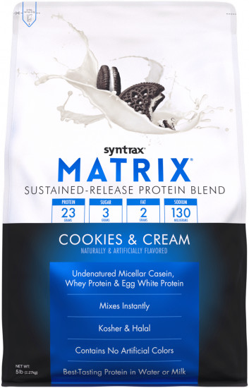 Протеин со вкусом печенья со сливками «Matrix 5.0. Cookies & Cream»