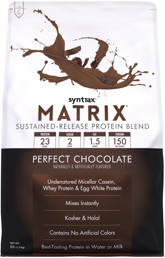 Протеин со вкусом шоколада «Matrix 5.0. Perfect Chocolate» | Syntrax