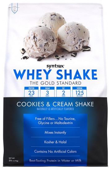 Протеин со вкусом коктейля с печеньем и сливками « Whey Shake. Cookies and Cream Shake»