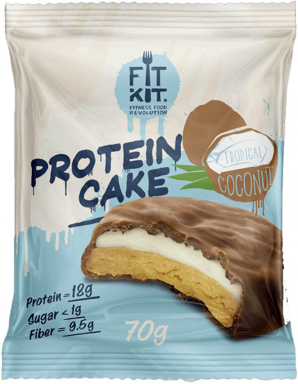 Печенье протеиновое со вкусом кокоса «Protein Cake»