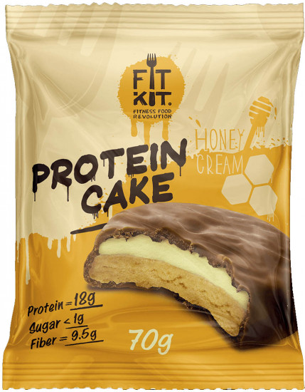 Печенье протеиновое со вкусом меда «Protein Cake»