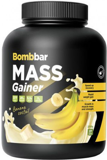 Гейнер со вкусом банана Mass gainer «Banana coctail»