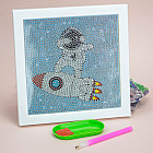 Картина со стразами по номерам