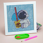 Картина со стразами по номерам