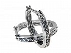 Серьги «Марианна» (покрытие - черненое серебро)