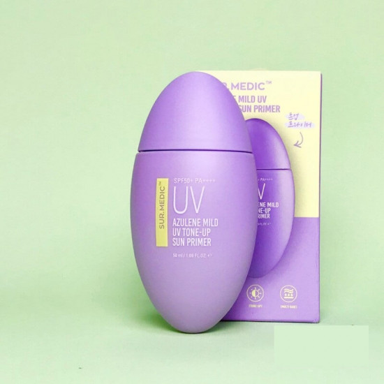 Легкий солнцезащитный праймер «Azulene Mild UV Tone-Up Sun Primer»
