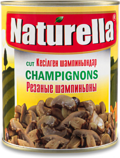 Шампиньоны маринованные резаные