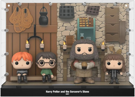Фигурка «Hagrid’s Hut: Ron, Harry, Hagrid, Hermione»