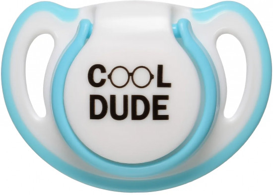 Пустышка для новорожденных ортодонтическая «Cool Dude»