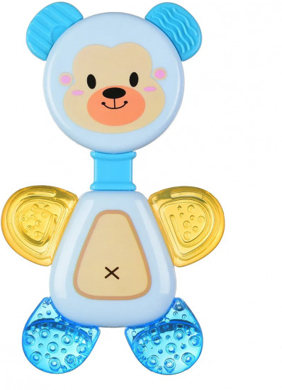 Прорезыватель с водой с погремушкой «Flexy Bear»