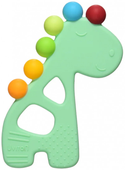 Прорезыватель с рельефами на поверхности «Rainbow giraffe»
