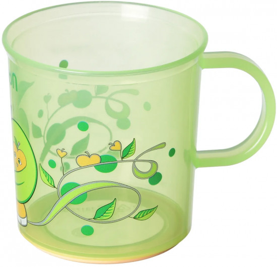 Кружечка детская с антискользящим дном «Green apple»