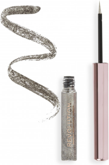Подводка для век жидкая «Super Flick Liquid Eyeliner», оттенок Silver