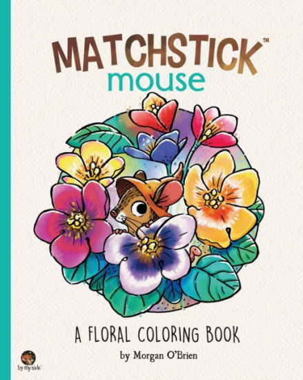 Matchstick Mouse. A Floral Coloring Book