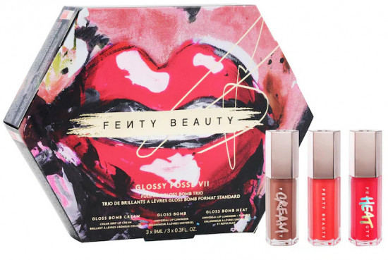 Набор блесков для губ «Glossy Posse VII Full-Size Gloss Bomb Trio»