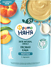 Каша молочная овсяная с персиками