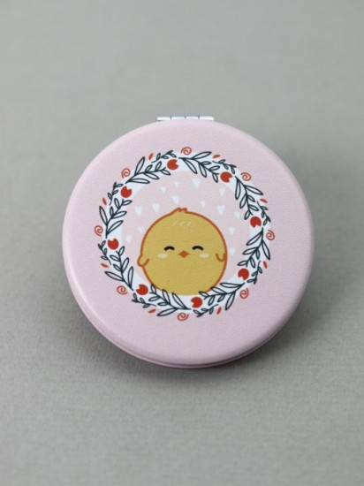 Зеркало компактное «Little chick flowers»