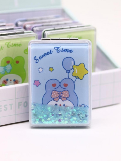 Зеркало компактное шейкер раскладное «Sweet Time Rabbit»