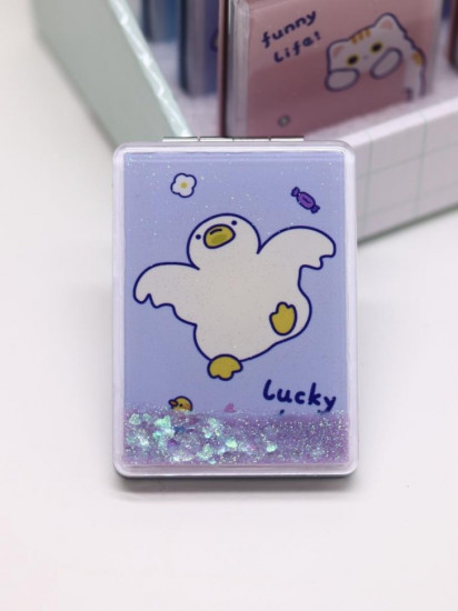 Зеркало компактное шейкер раскладное «Lucky day Duck»