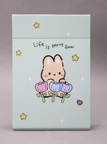 Зеркало настольное «Bunny flower life»