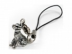 Подвеска для телефона «Жорик» (покрытие - черненое серебро)