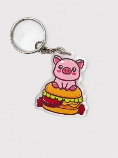 Брелок «Cute pig hamburger»
