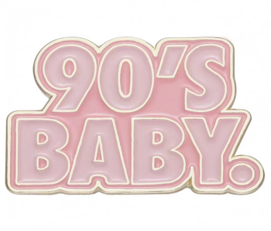 Значок «90's baby»
