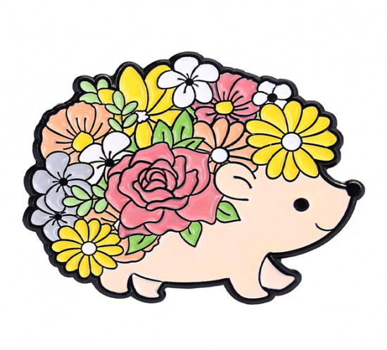 Значок «Flower hedgehog»