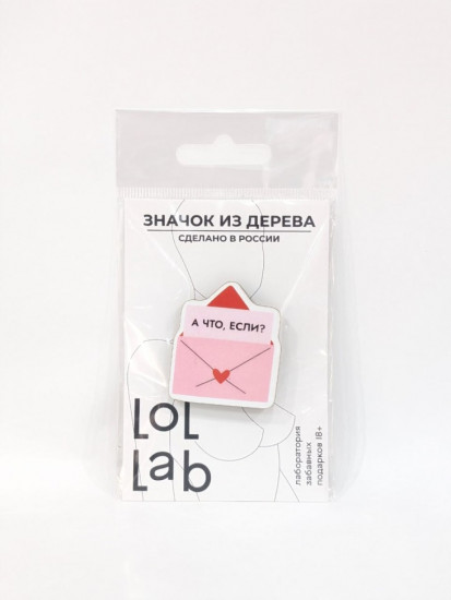 Значок ECO из дерева LOL LAB «А что если?»