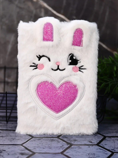 Блокнот плюшевый «Hello! bunny»
