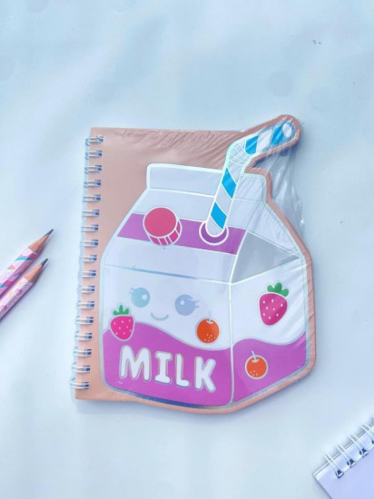 Блокнот на спирали «Cute milk»