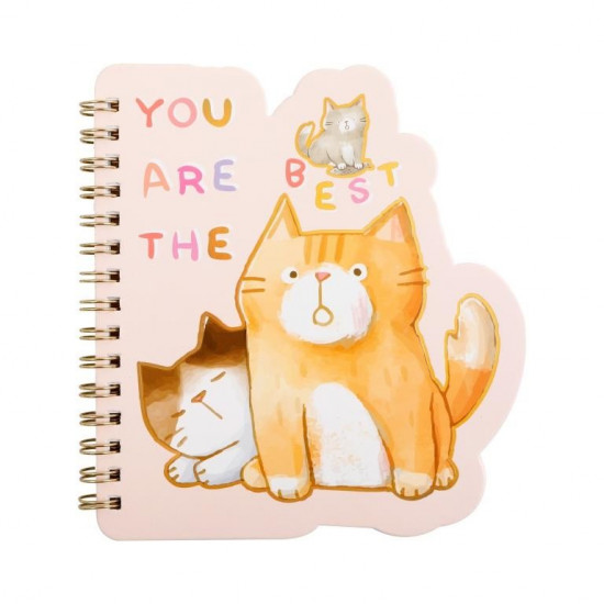 Блокнот на спирали «Cat you are the best»
