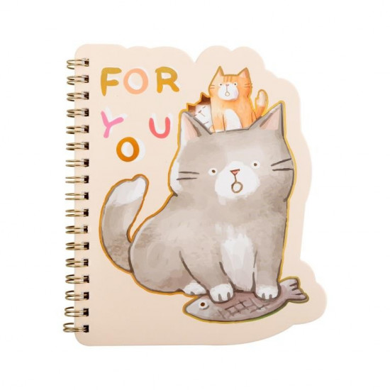 Блокнот на спирали «Cat for you»