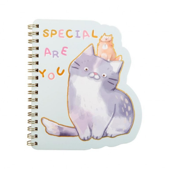 Блокнот на спирали «Cat you are special»